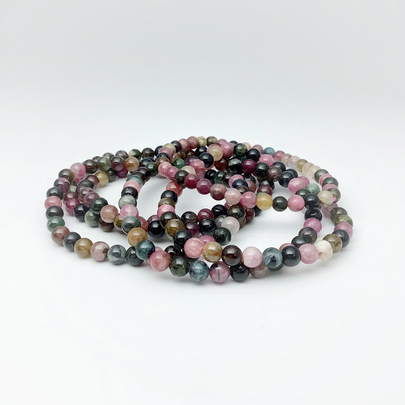 Mixed Tourmaline Beaded Bracelet