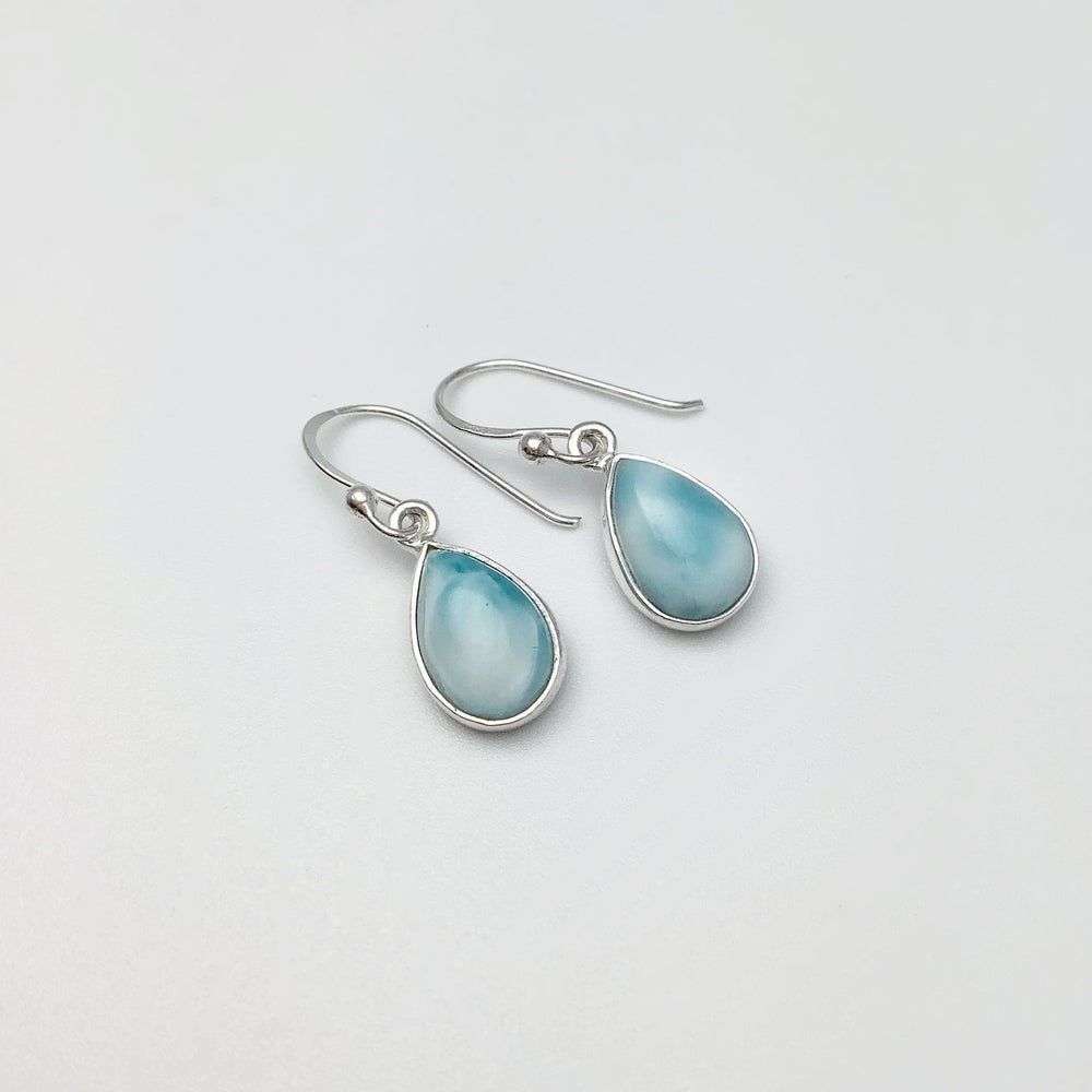 Larimar Dangle Earrings - Rocks and Gems Canada