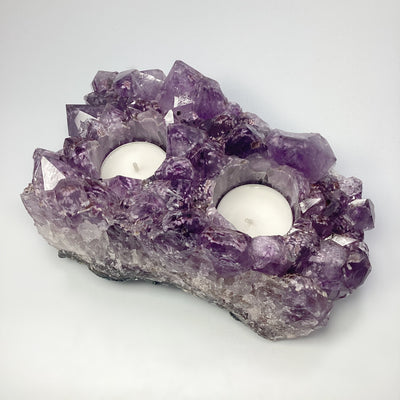 Amethyst Candle Holder