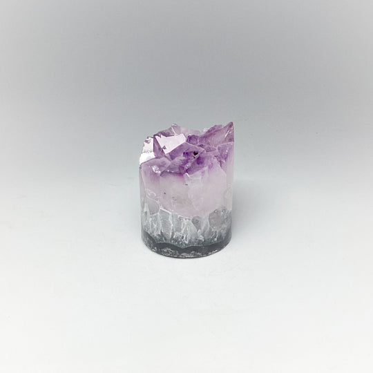 Amethyst Druze Cylinder Stand Up - Rocks and Gems Canada