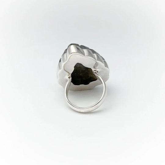 Labradorite Carved Ring - Rocks and Gems Canada
