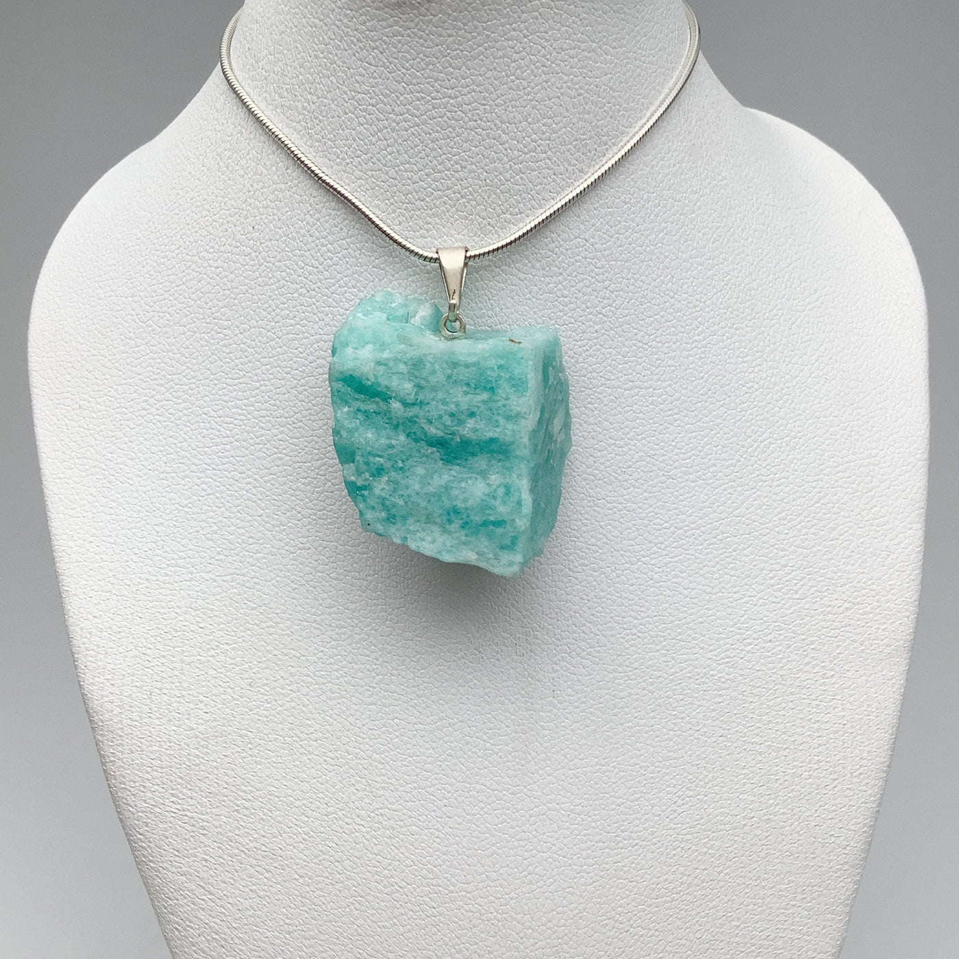 Amazonite Rough Chunk Pendant