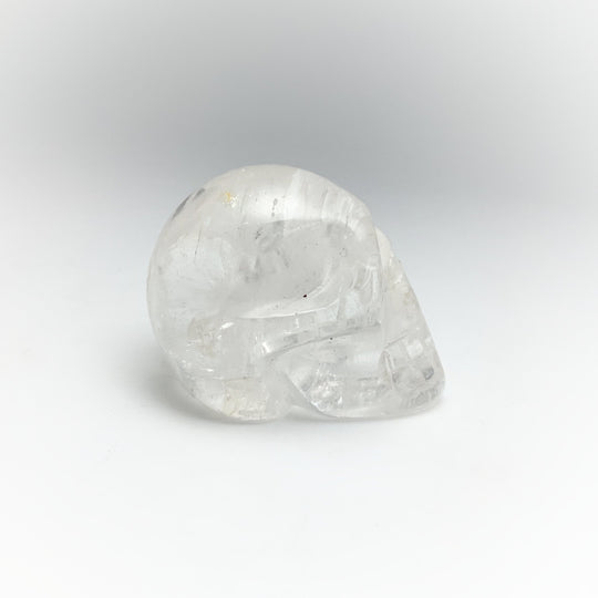 Carved Quartz Crystal Skull - Rocks and Gems Canada