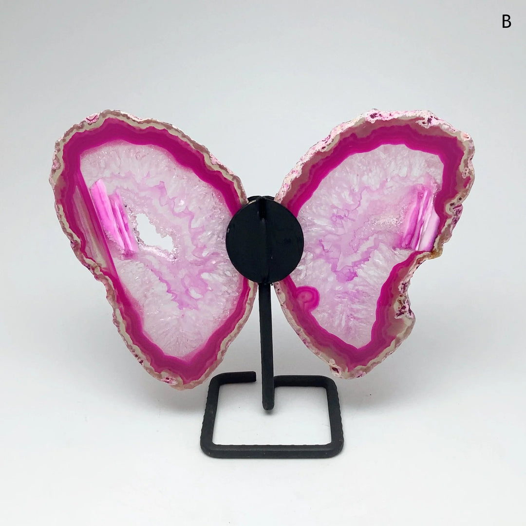 Agate Butterfly on Stand - Rocks and Gems Canada