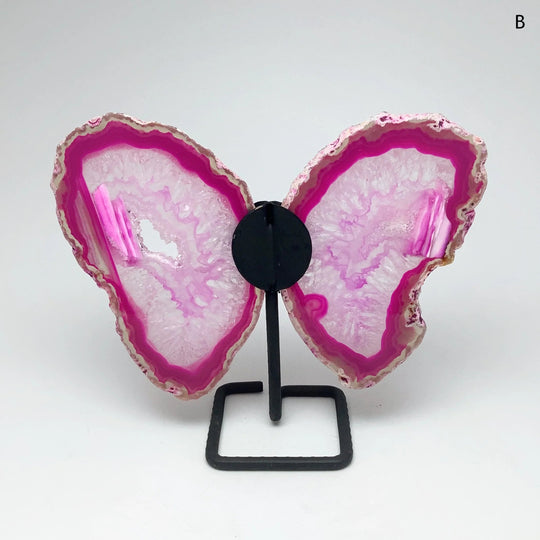 Agate Butterfly on Stand - Rocks and Gems Canada