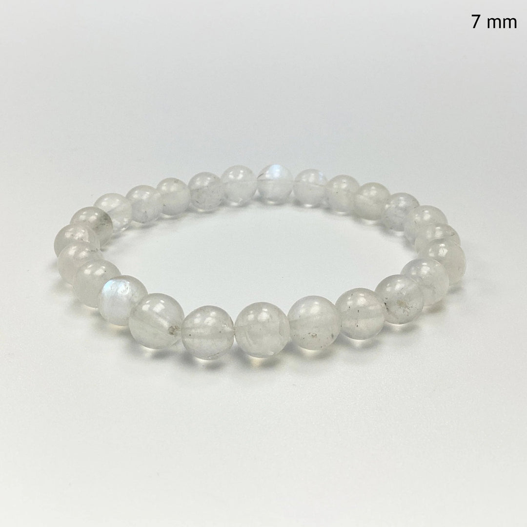 Moonstone Beaded Bracelet - High Quality - Rocks and Gems Canada