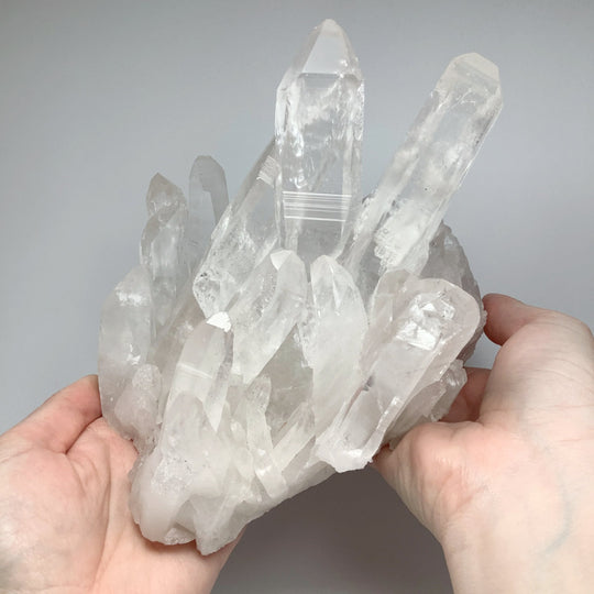 Lemurian Quartz Large Cluster - Rocks and Gems Canada