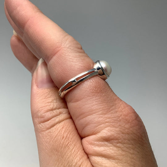 Freshwater Pearl Ring - Rocks and Gems Canada