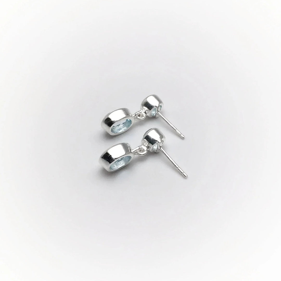 Topaz Stud Earrings - Rocks and Gems Canada