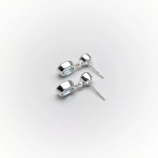 Topaz Stud Earrings - Rocks and Gems Canada