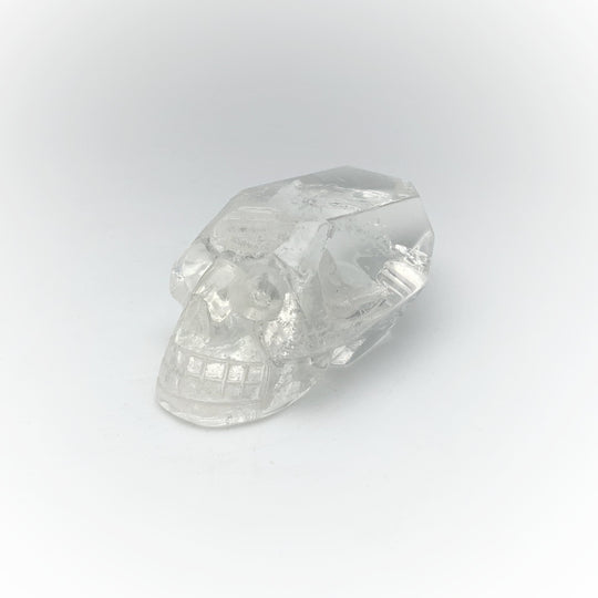 Carved Quartz Point Crystal Skull - Rocks and Gems Canada