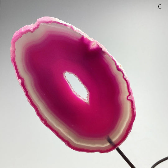 Agate Slice on Stand - Rocks and Gems Canada