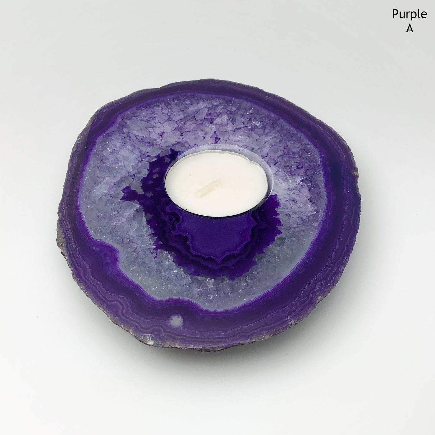 Agate Candle Holder