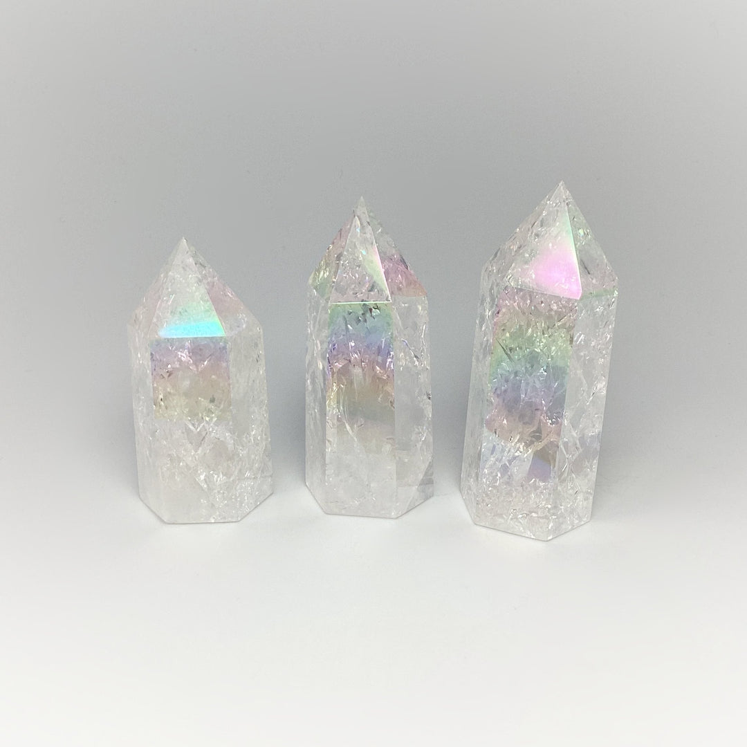 Polished Opalescent Quartz Point - Rocks and Gems Canada