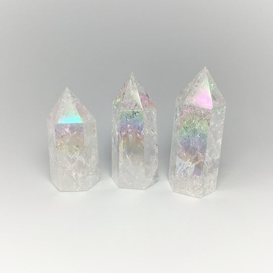 Polished Opalescent Quartz Point - Rocks and Gems Canada