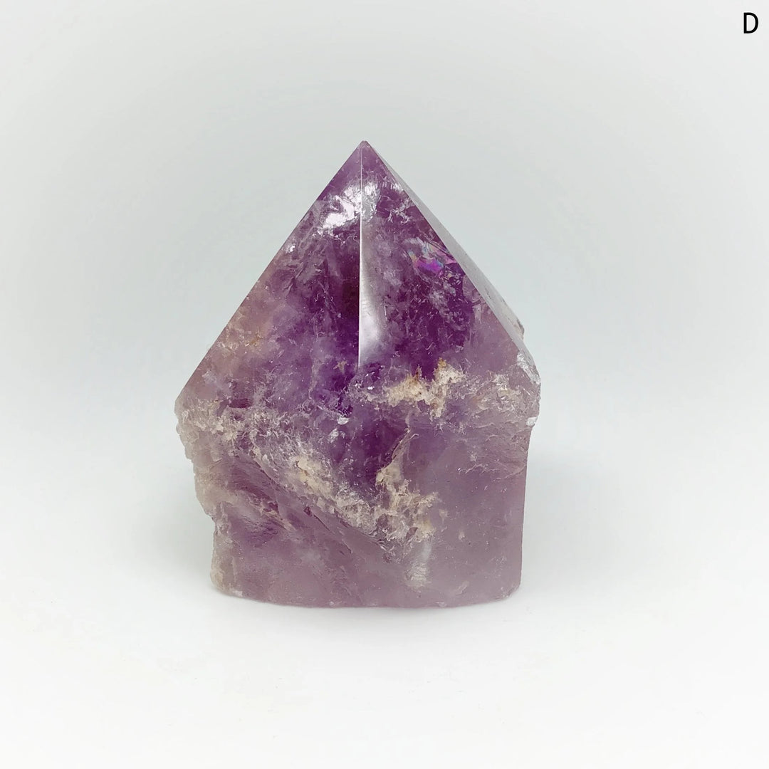 Amethyst Half Polished Point - Rocks and Gems Canada