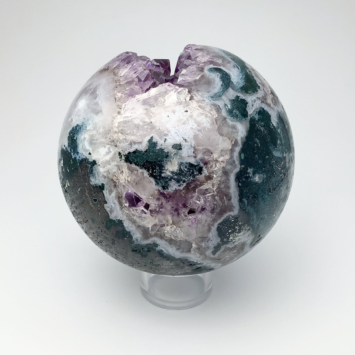 Amethyst Geode Sphere