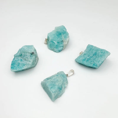 Amazonite Rough Chunk Pendant