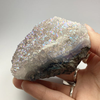 Rainbow Amethyst Druze Cluster