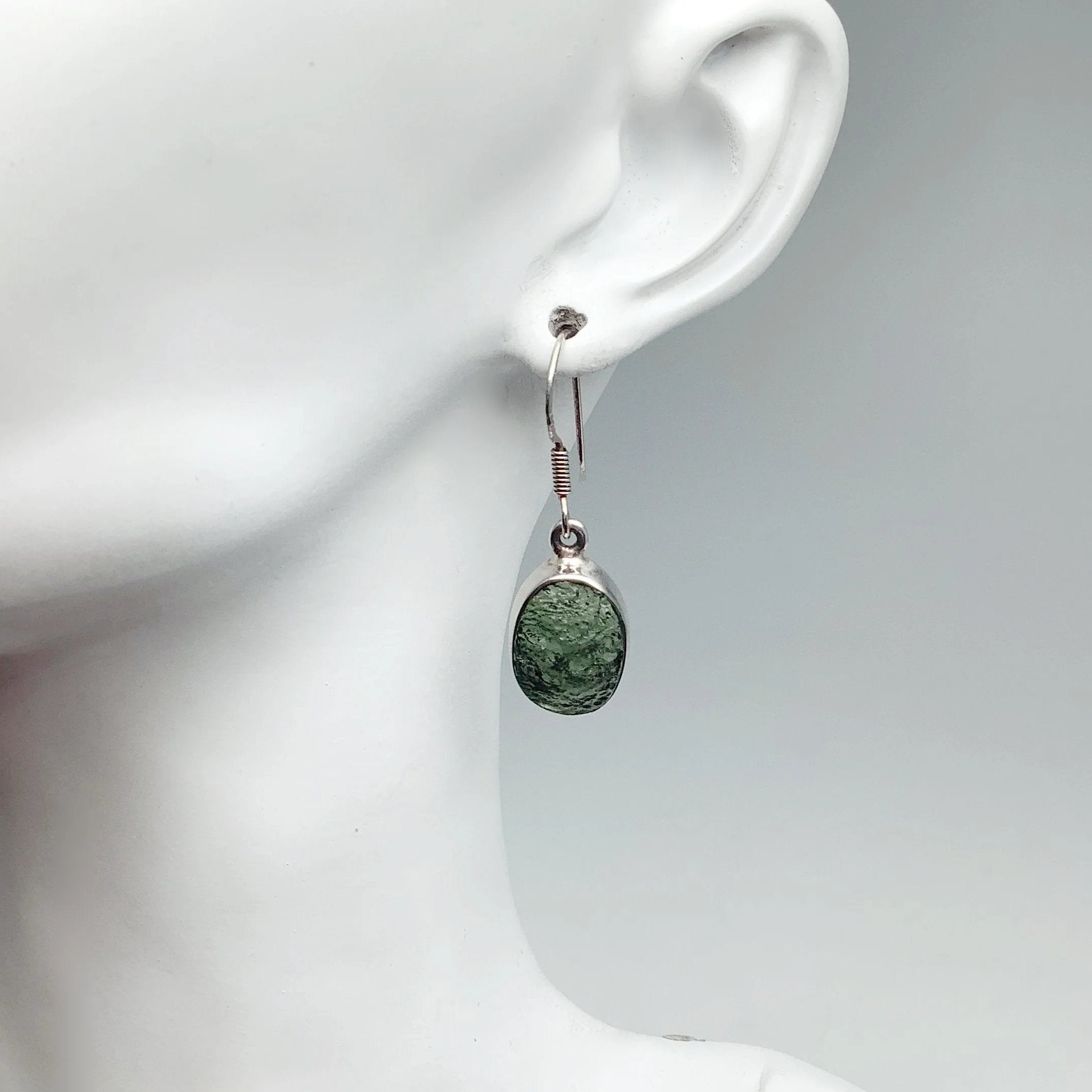 Moldavite earrings hotsell
