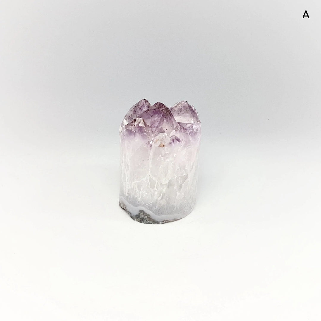 Amethyst Druze Cylinder Stand Up - Rocks and Gems Canada