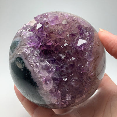 Amethyst Geode Sphere