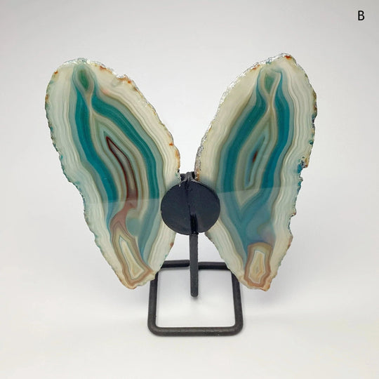 Agate Butterfly on Stand - Rocks and Gems Canada