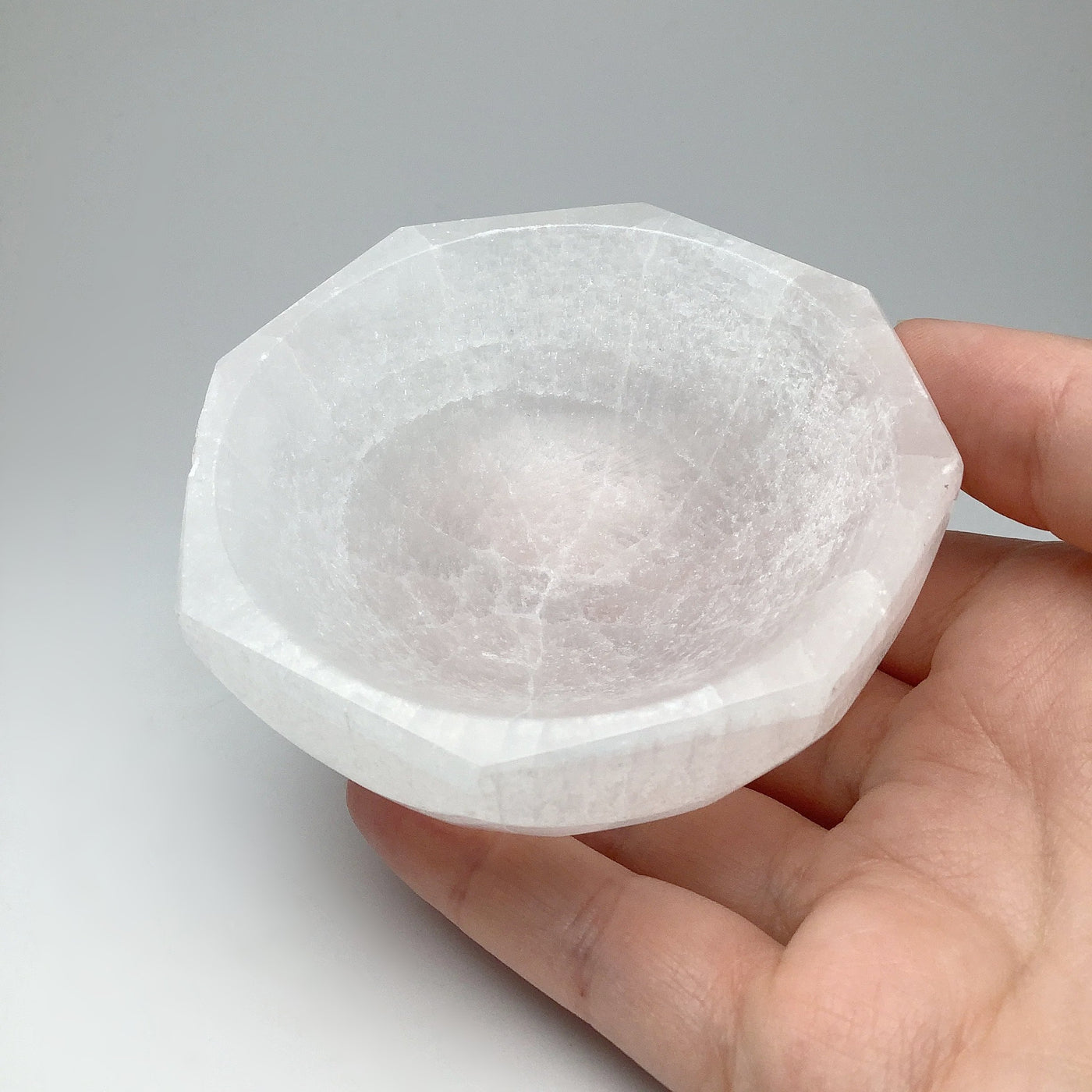 Selenite Octagon Bowl