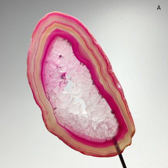 Agate Slice on Stand - Rocks and Gems Canada
