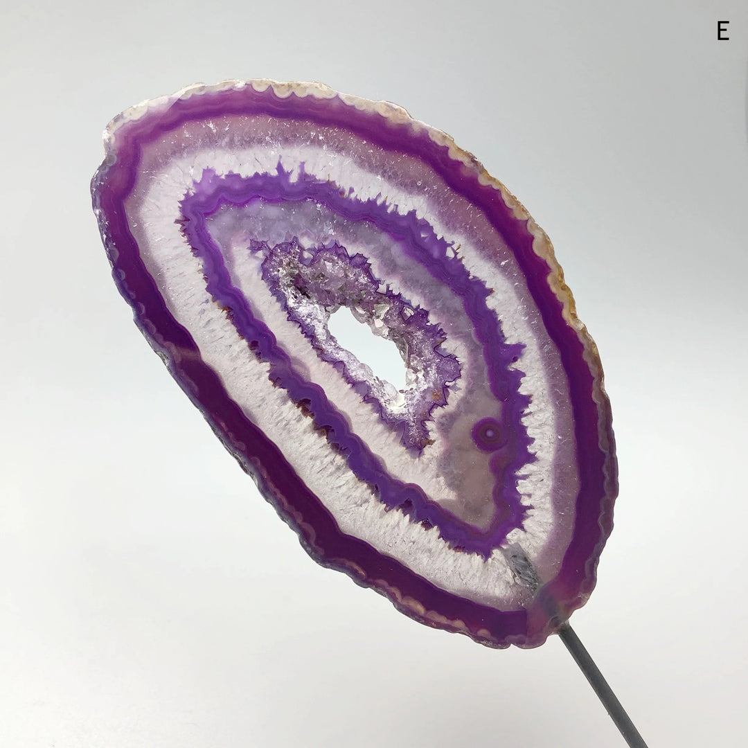 Agate Slice on Stand - Rocks and Gems Canada