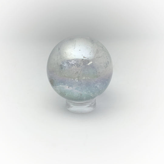Opalescent Aura Quartz Sphere - Rocks and Gems Canada