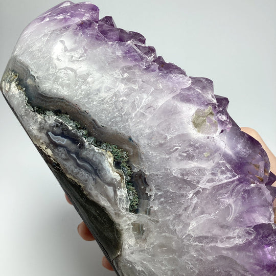Amethyst Druze Candle Holder - Rocks and Gems Canada