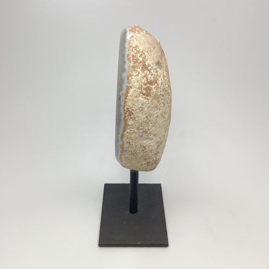 Natural Agate Geode on Stand - Rocks and Gems Canada