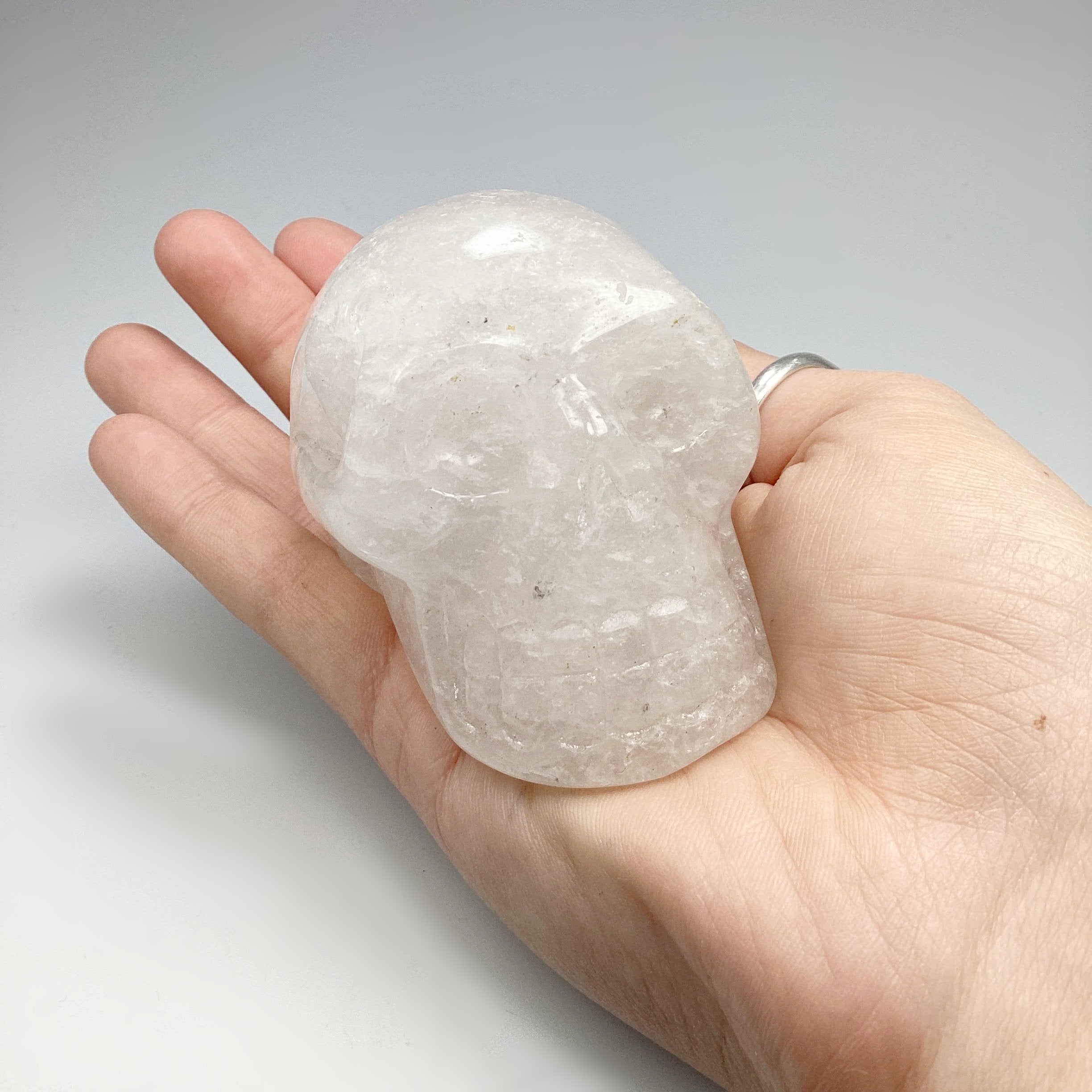 Girasol Quartz Skull - Rocks and Gems Canada