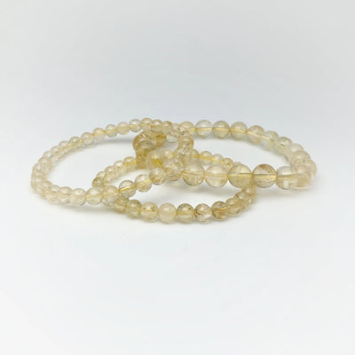 Citrine Beaded Bracelet