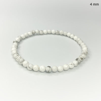 Howlite Faceted Beaded Bracelet