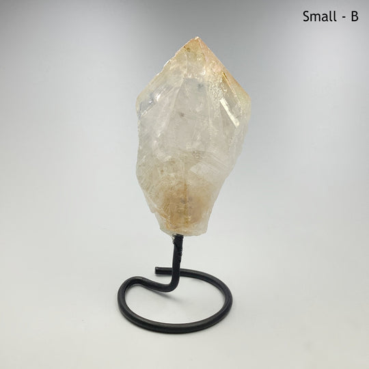 Rough Rainbow Citrine on Stand - Rocks and Gems Canada
