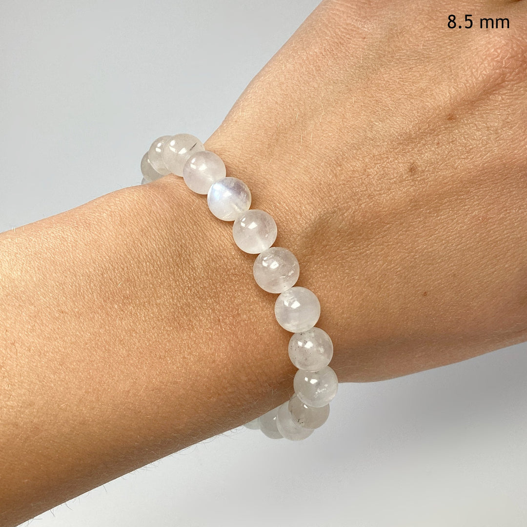 Moonstone Beaded Bracelet - High Quality - Rocks and Gems Canada