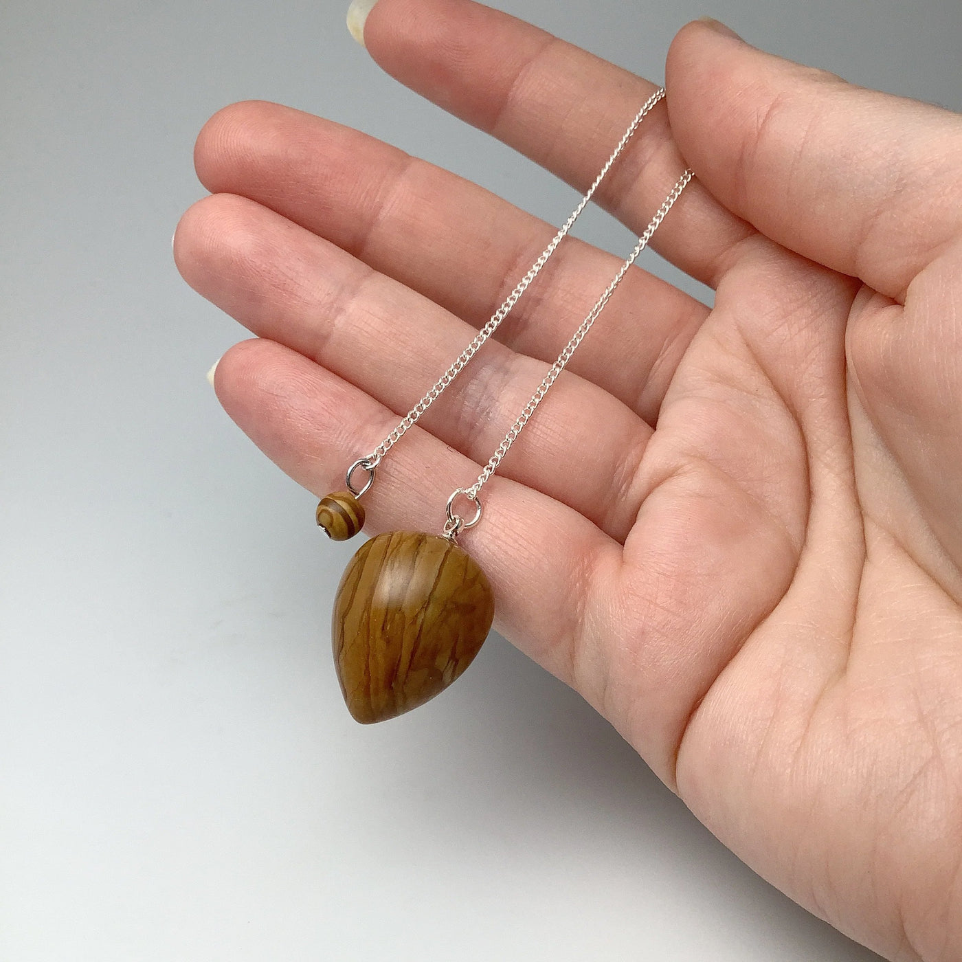 Picture Jasper Teardrop Pendulum