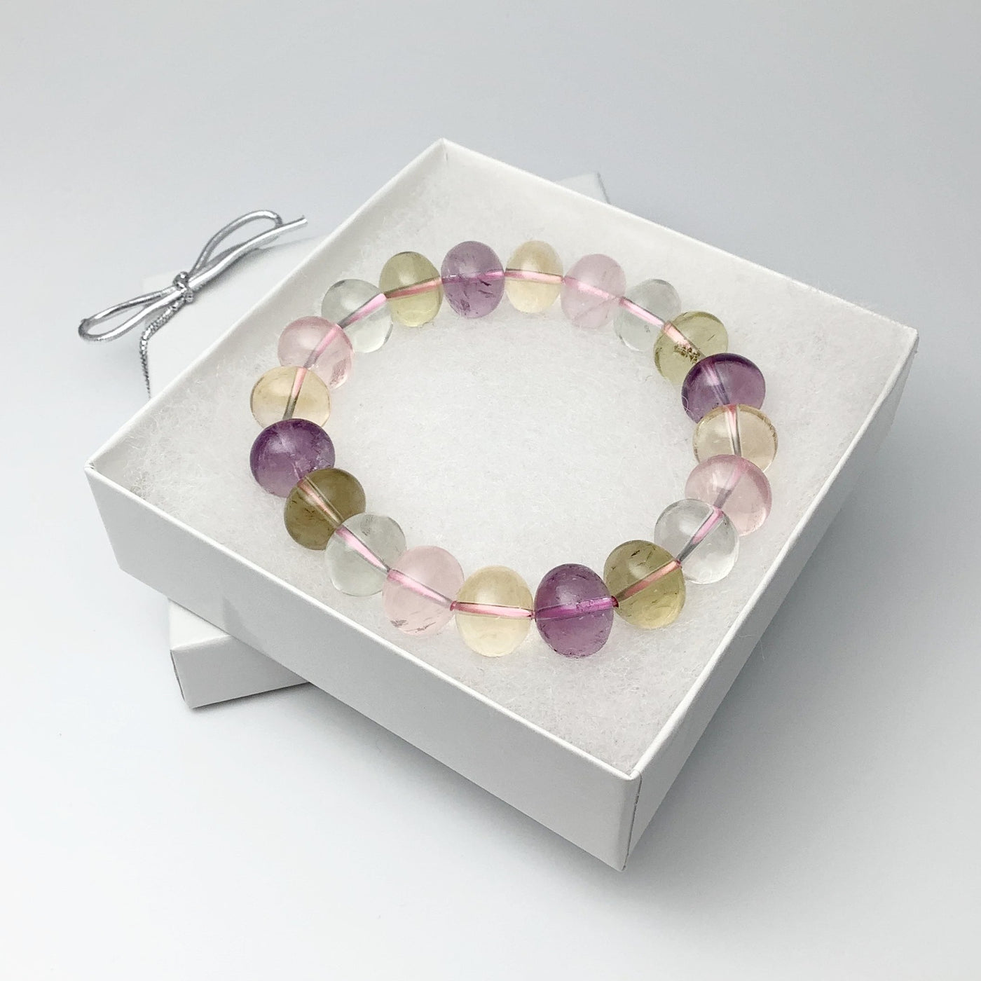 Multistone Oval Beaded Bracelet - High Quality