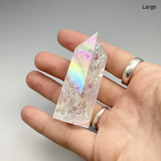 Polished Opalescent Quartz Point - Rocks and Gems Canada