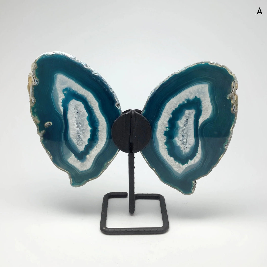 Agate Butterfly on Stand - Rocks and Gems Canada