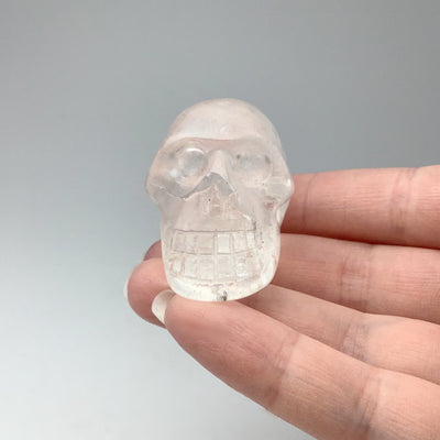 Carved Quartz Crystal Skull