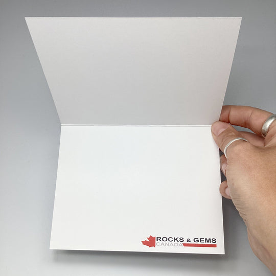 Personal Message Card - Rocks and Gems Canada
