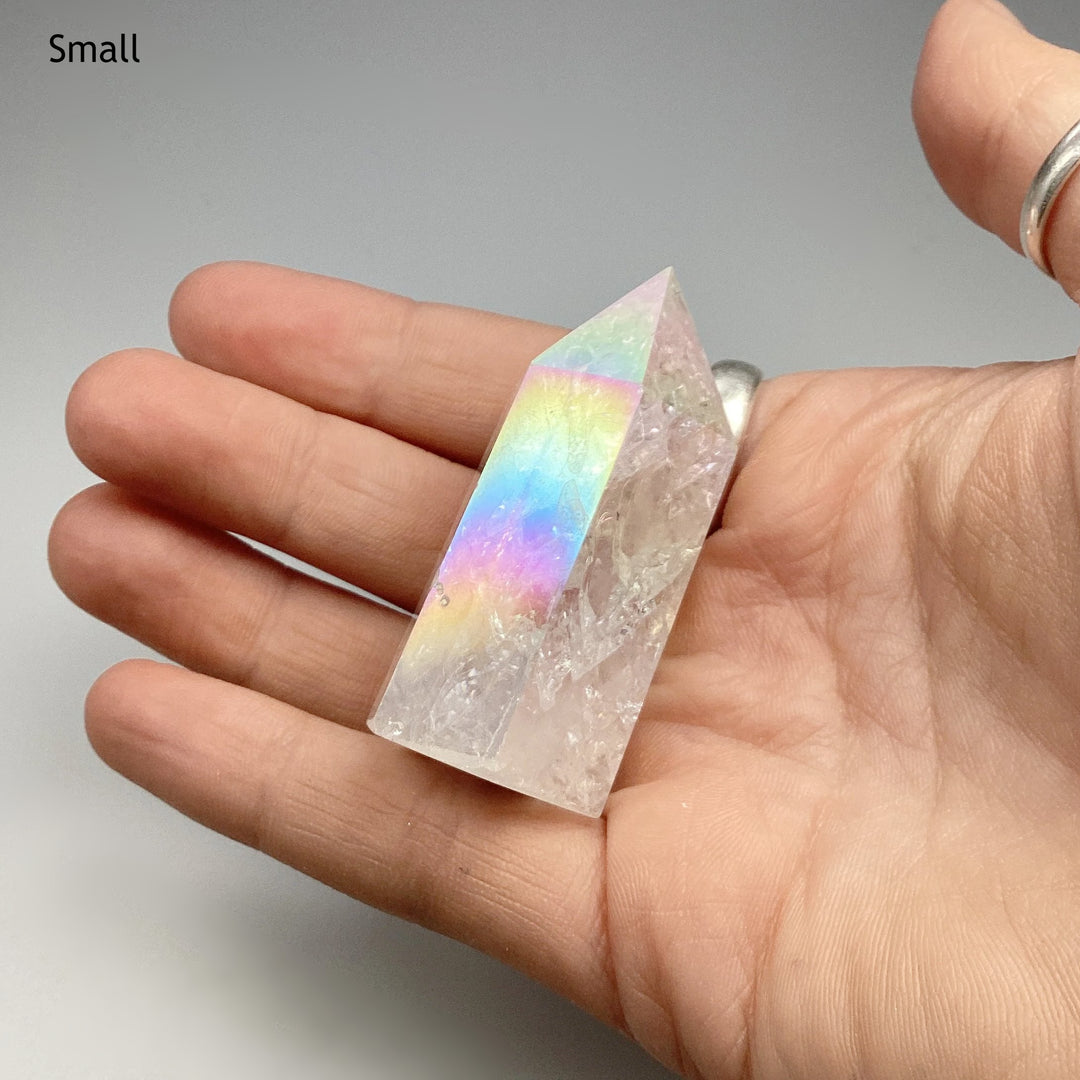 Polished Opalescent Quartz Point - Rocks and Gems Canada