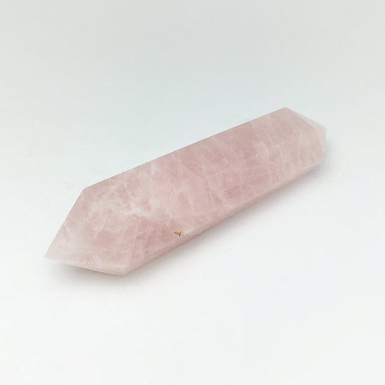 Rose Quartz Double Terminated Point - Rocks and Gems Canada
