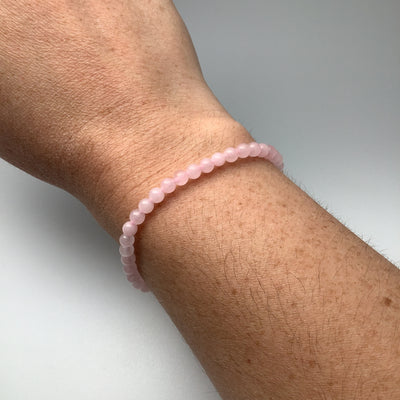 Rose Quartz Beaded Bracelet