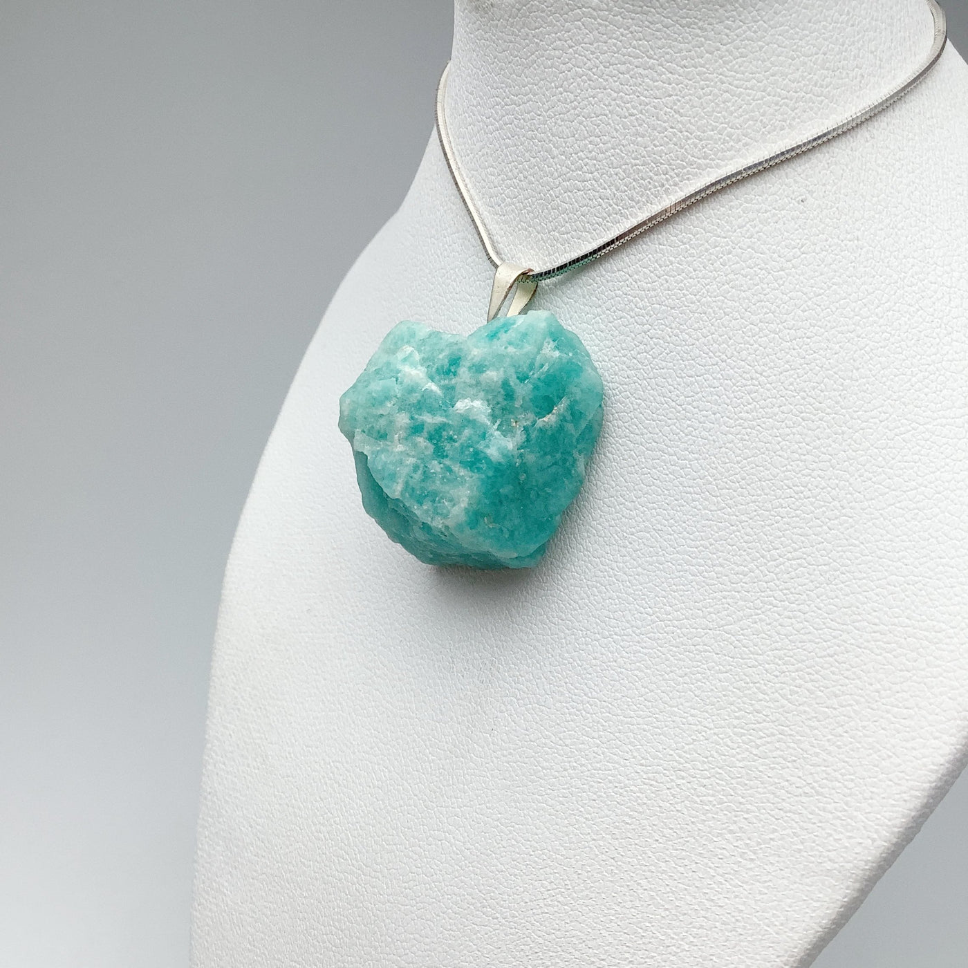 Amazonite Rough Chunk Pendant