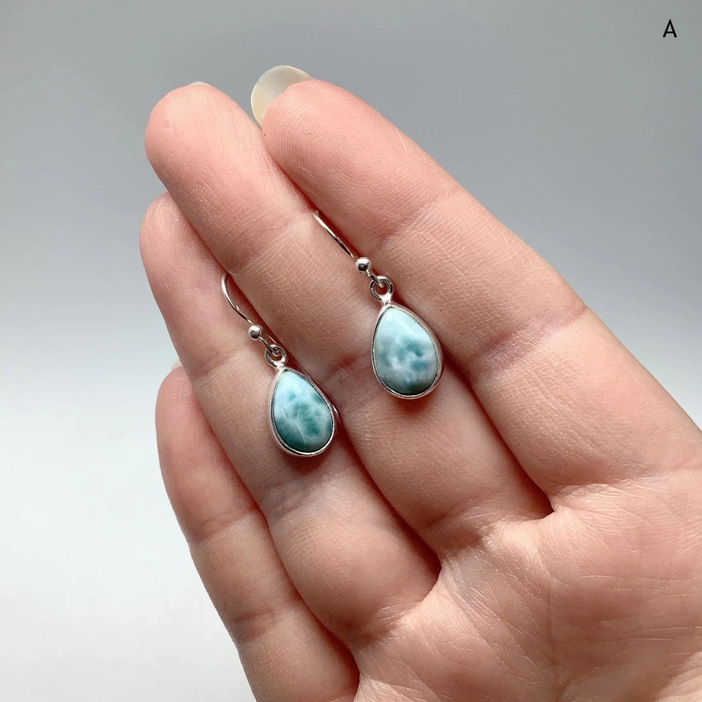 Larimar Dangle Earrings