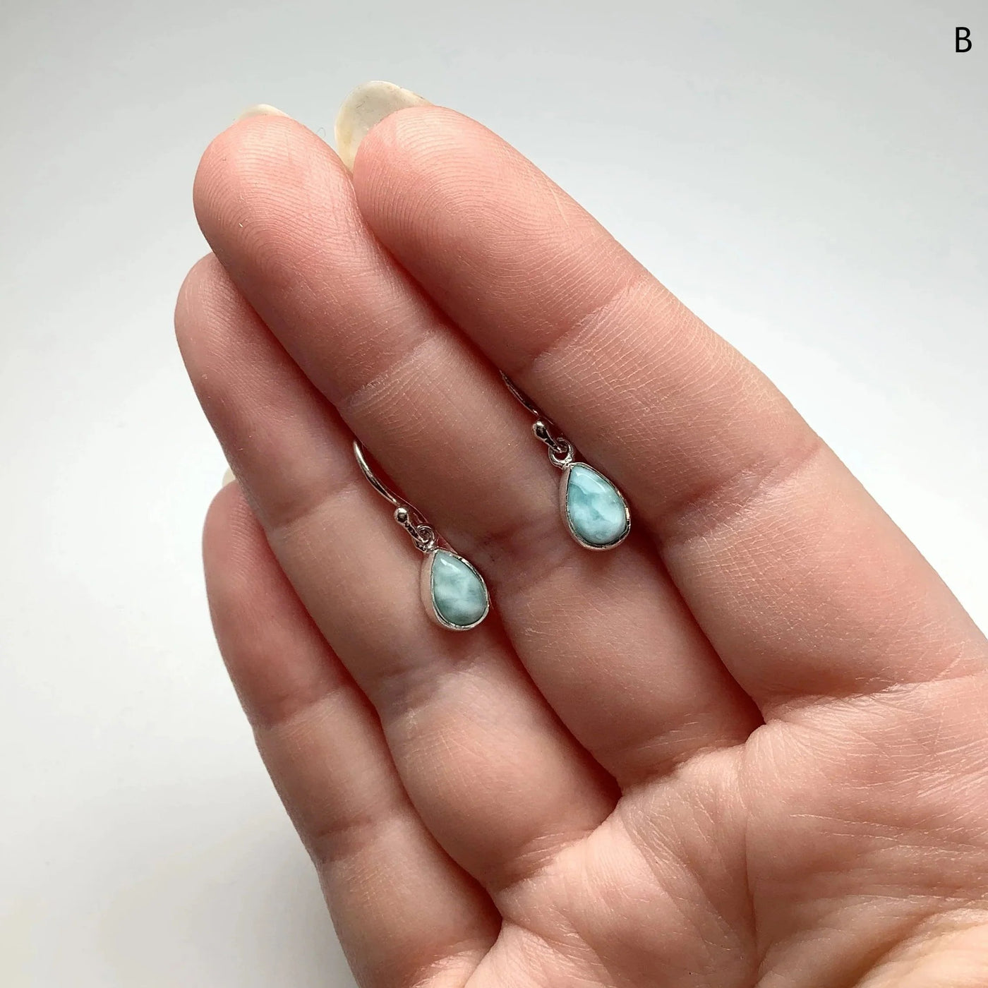 Larimar Dangle Earrings